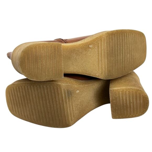 Seychelles Navigate Side Zip Women's Platform Brown Boots Size 9 - Picture 7 of 13